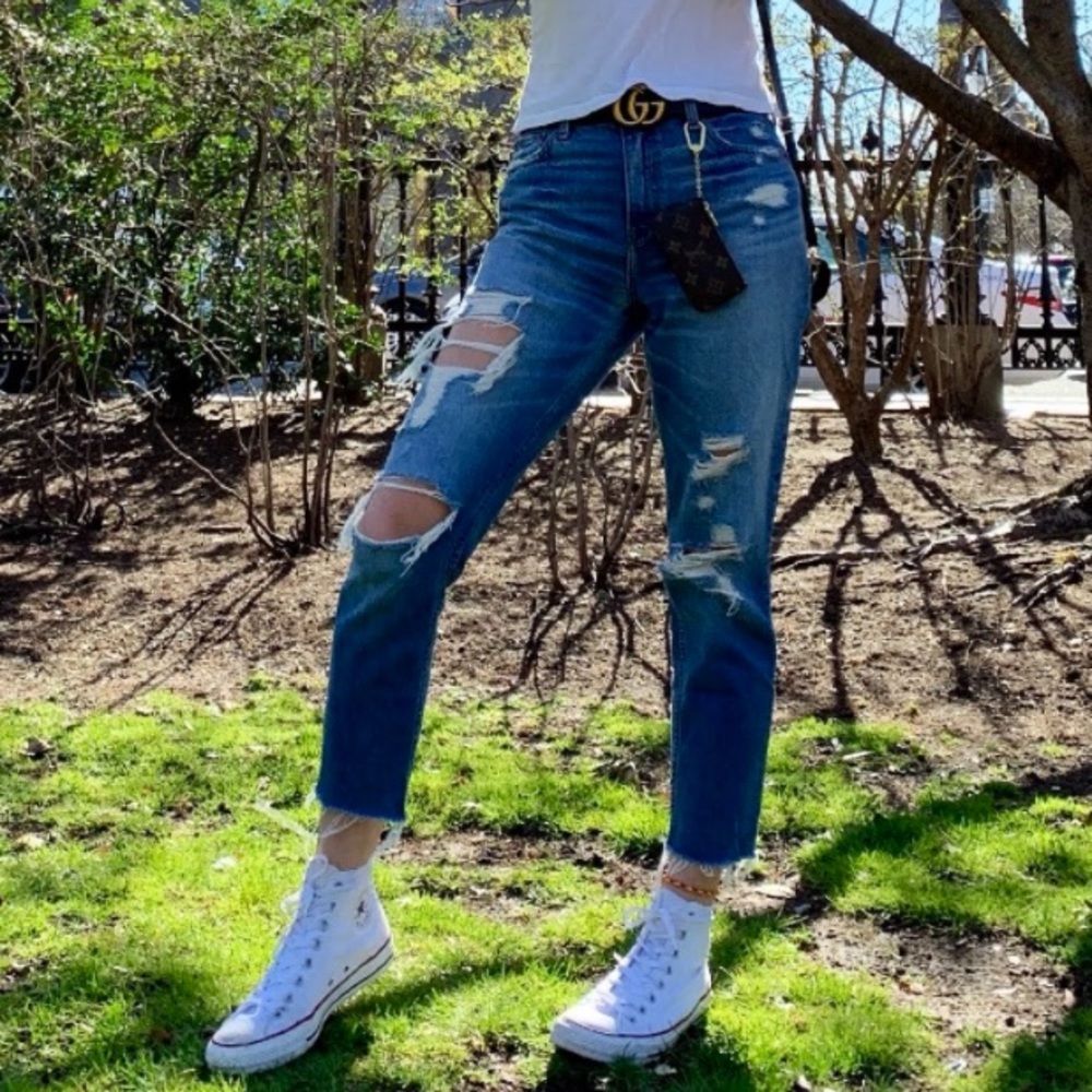 Abercrombie girlfriend jeans